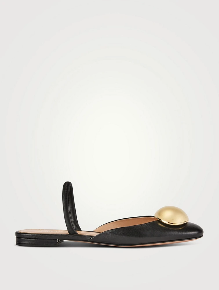 Sphera Leather Slingback Flats