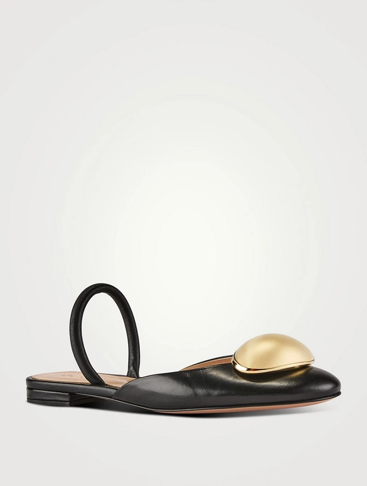 Sphera Leather Slingback Flats