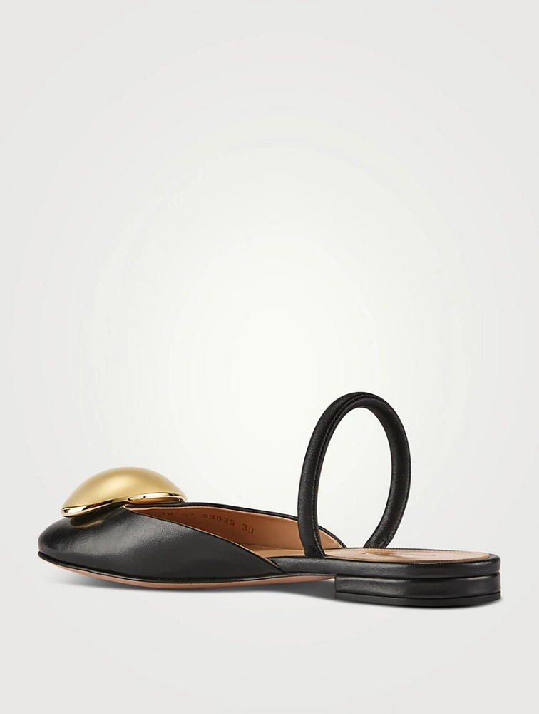 Sphera Leather Slingback Flats