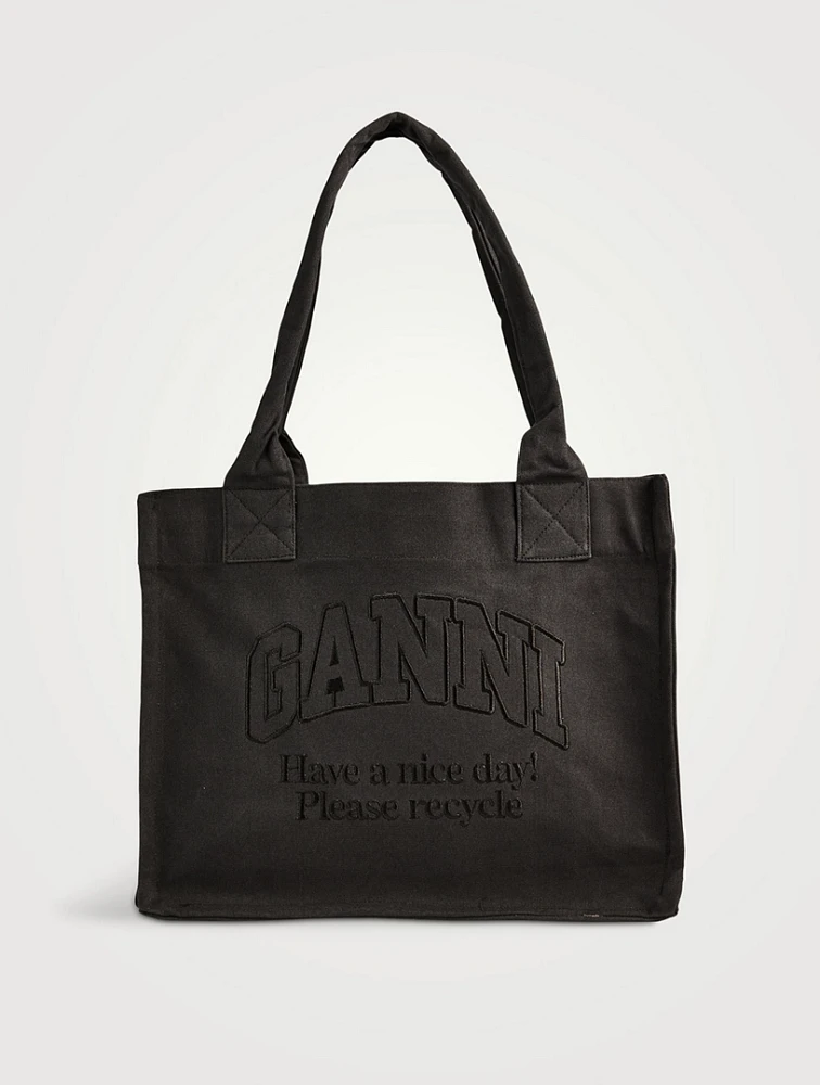 Large Easy Canvas Tote Bag