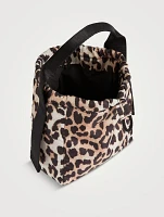 Basket Bag In Leopard Print