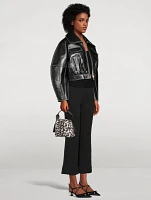 Basket Bag In Leopard Print