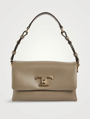 Mini T Timeless Leather Shoulder Bag