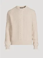 Vilare Cable Knit Sweater