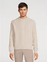 Vilare Cable Knit Sweater