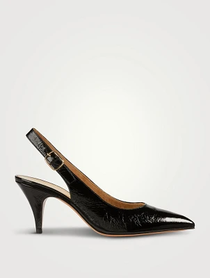The River Leather Slingback Pumps