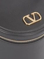 Mini VLOGO Leather Jewellery Case