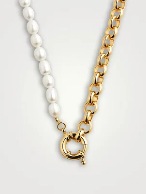 Pearl Talk Necklace With Pearls