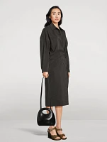 Egg Leather Top Handle Bag