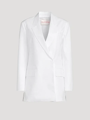 Compact Poplin Blazer