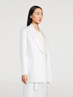 Compact Poplin Blazer