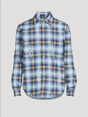 Cotton Plaid Flannel Shirt