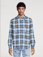 Cotton Plaid Flannel Shirt