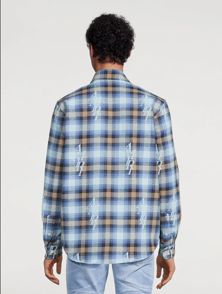 Cotton Plaid Flannel Shirt