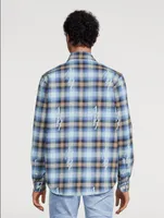 Cotton Plaid Flannel Shirt