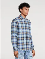 Cotton Plaid Flannel Shirt