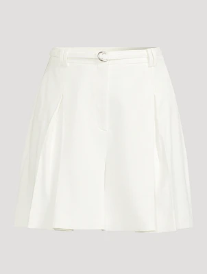 Fluid Pleated Shorts