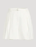 Fluid Pleated Shorts