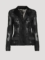 Floral Lace Blazer