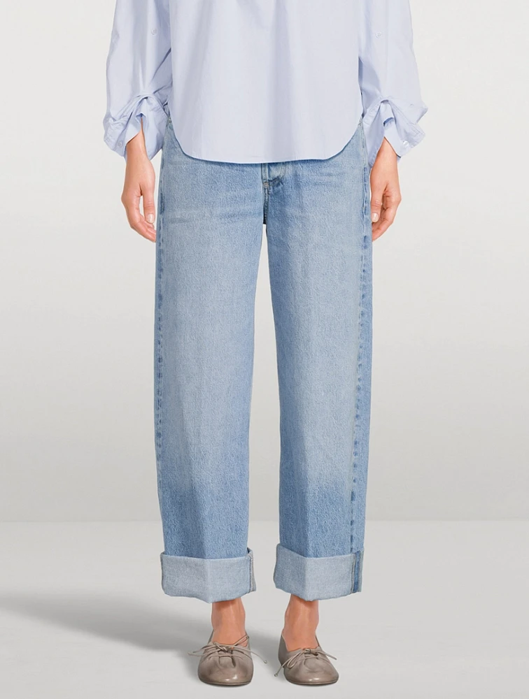 Ayla Baggy Cuffed Crop Jeans