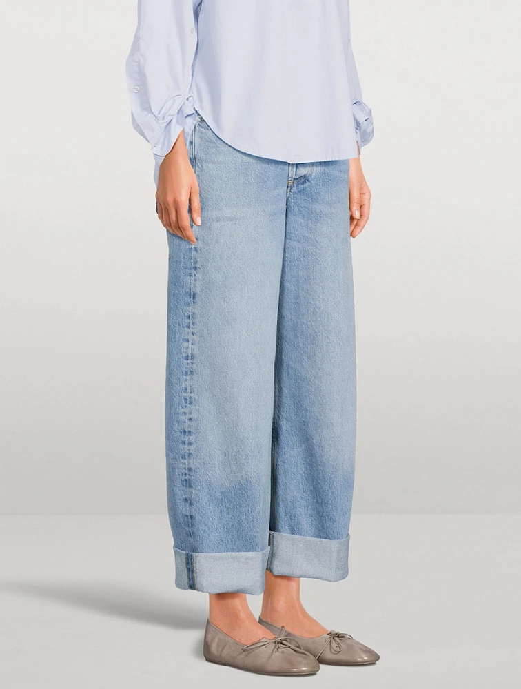 Ayla Baggy Cuffed Crop Jeans