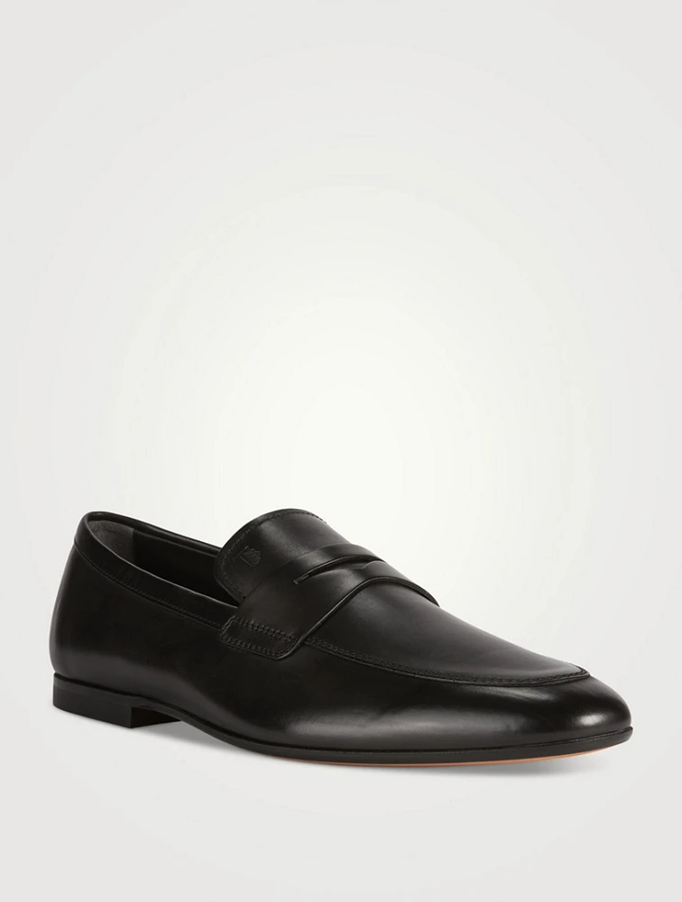 Smooth Leather Loafers