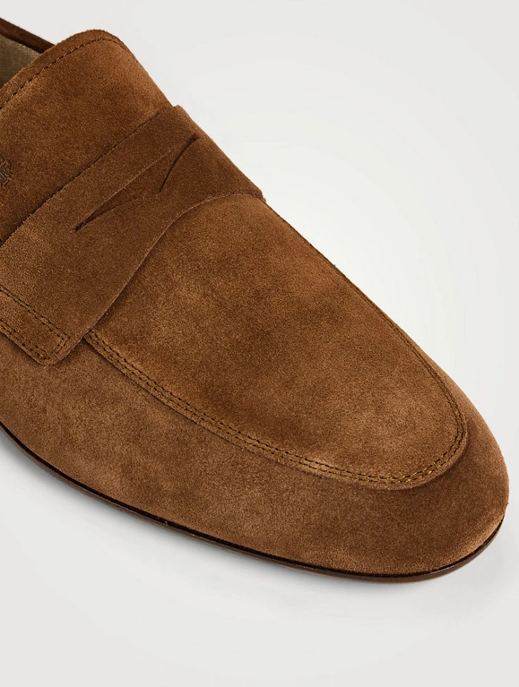 Suede Loafers