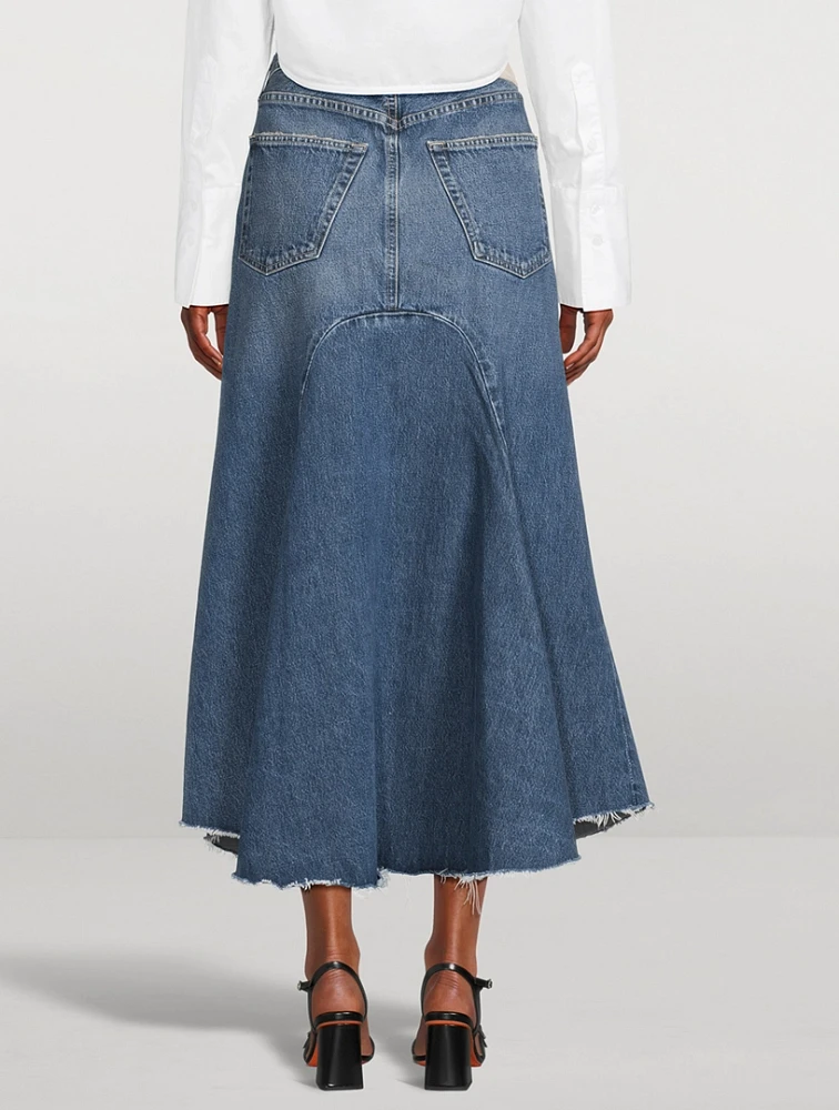 Mina Denim Maxi Skirt