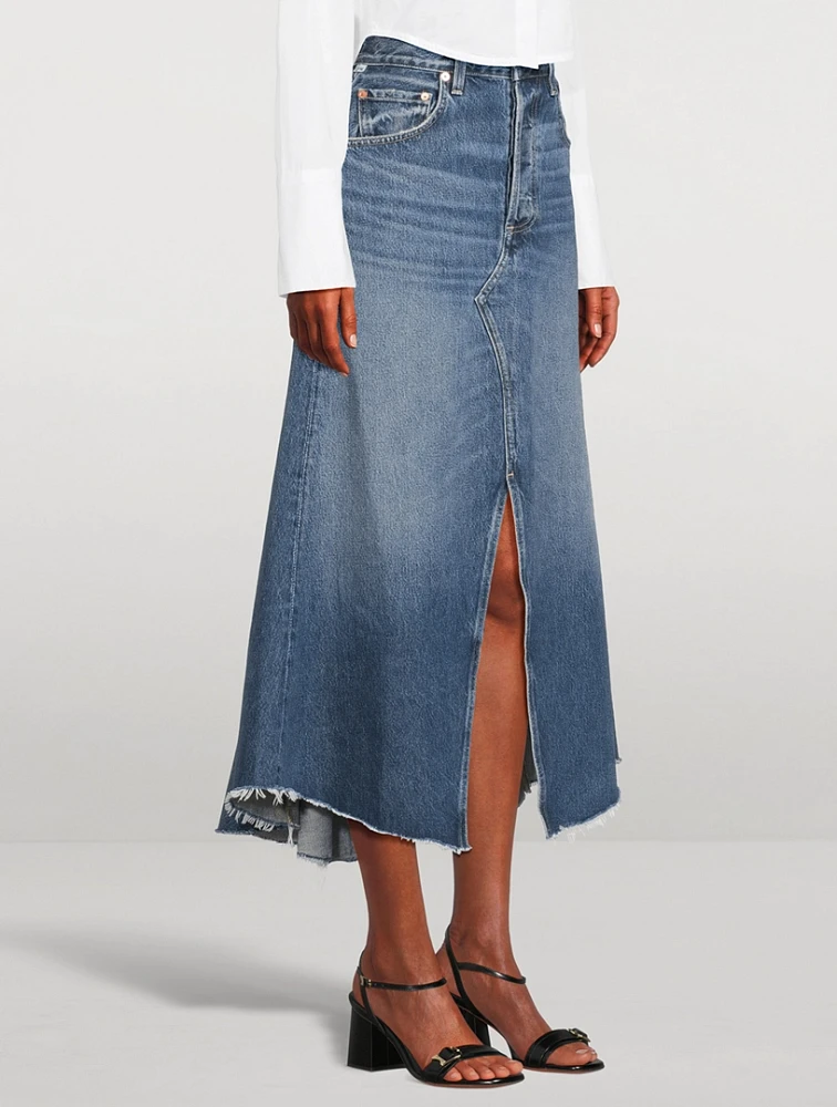 Mina Denim Maxi Skirt