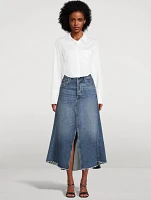 Mina Denim Maxi Skirt