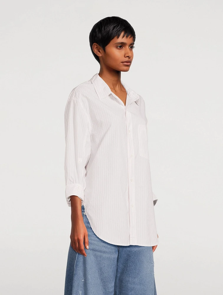 Kayla Shirt Stripe Print