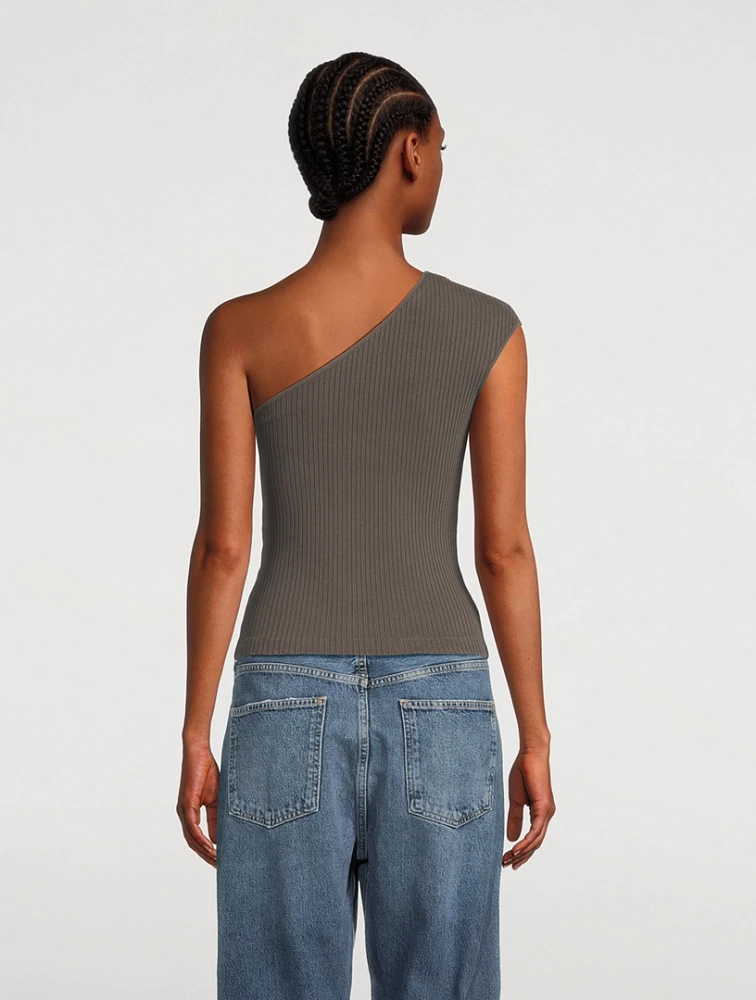 Nessa One-Shoulder Tank Top