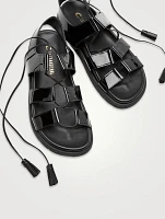 Rambler Patent Leather Gladiator Sandals