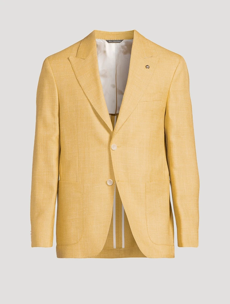 Marco Wool Silk And Linen Jacket