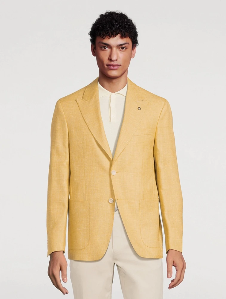 Marco Wool Silk And Linen Jacket