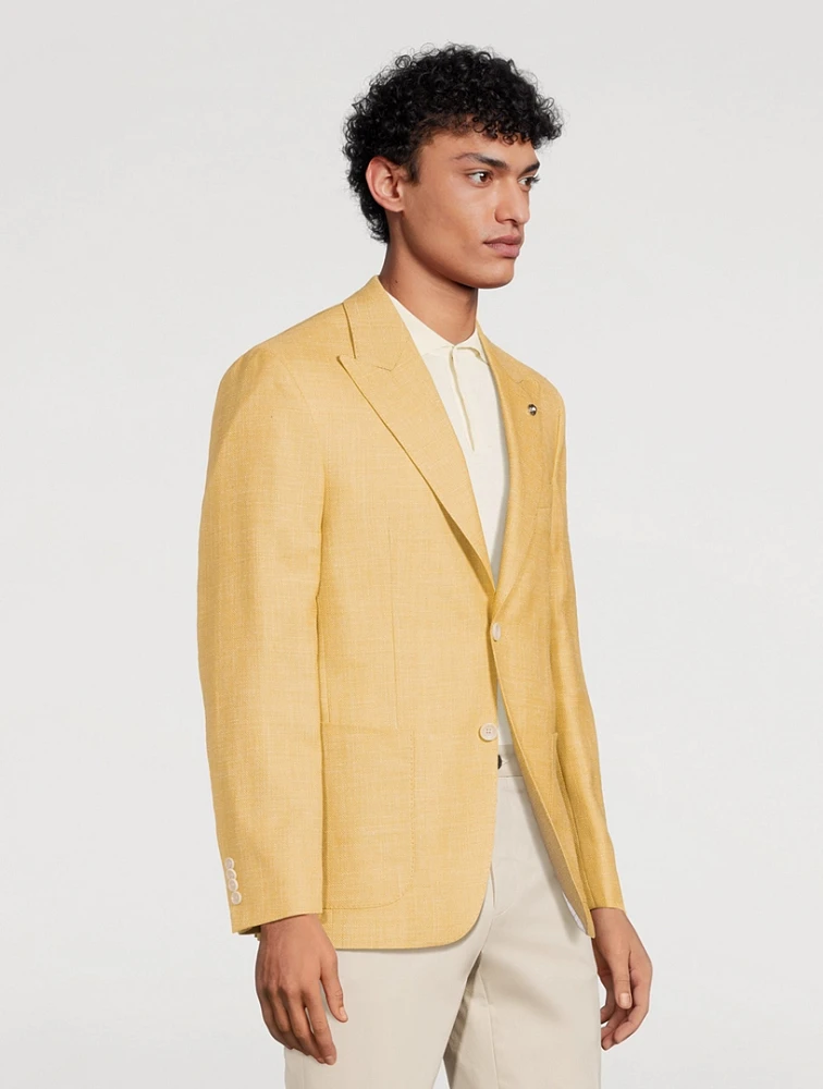 Marco Wool Silk And Linen Jacket