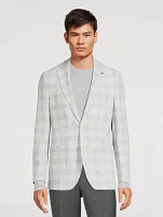 Hampton Wool Linen And Silk Stretch Jacket
