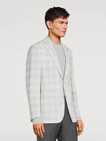 Hampton Wool Linen And Silk Stretch Jacket
