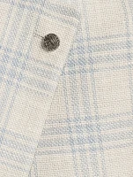 Hampton Wool Linen And Silk Stretch Jacket
