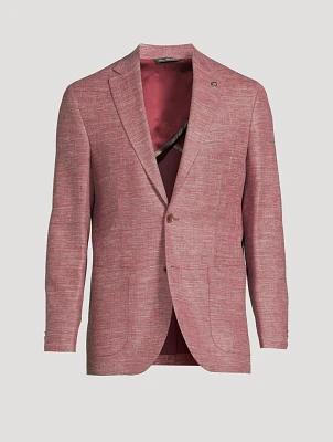 Hampton Wool And Linen Stretch Jacket
