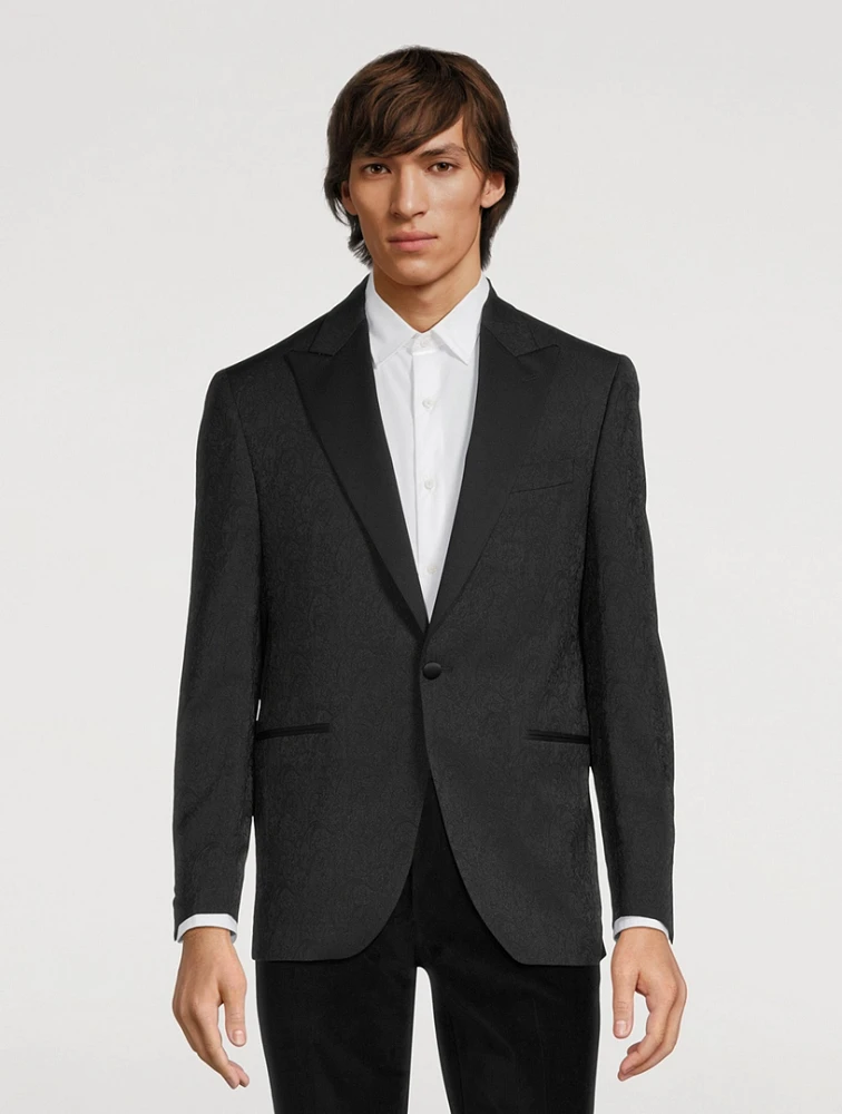 Elwood Wool-Blend Tuxedo Jacket