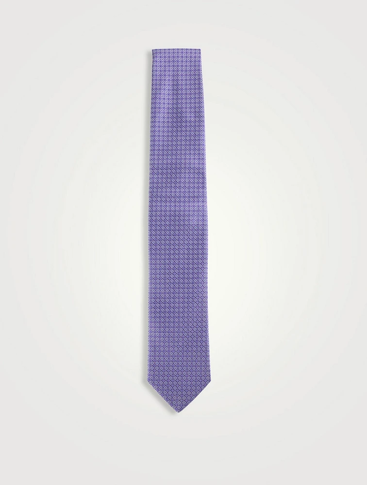 Geometric Silk Tie