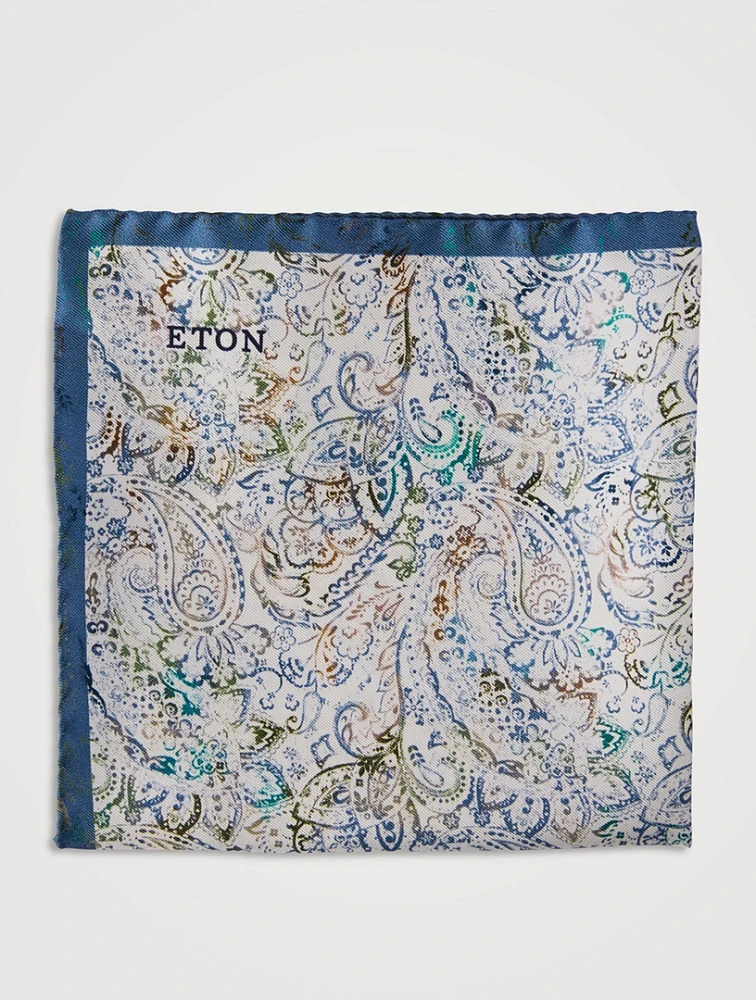 Paisley Silk Pocket Square