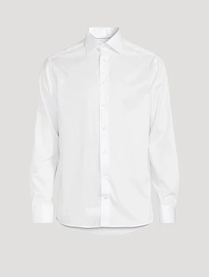 Slim Fit Elevated Twill Shirt