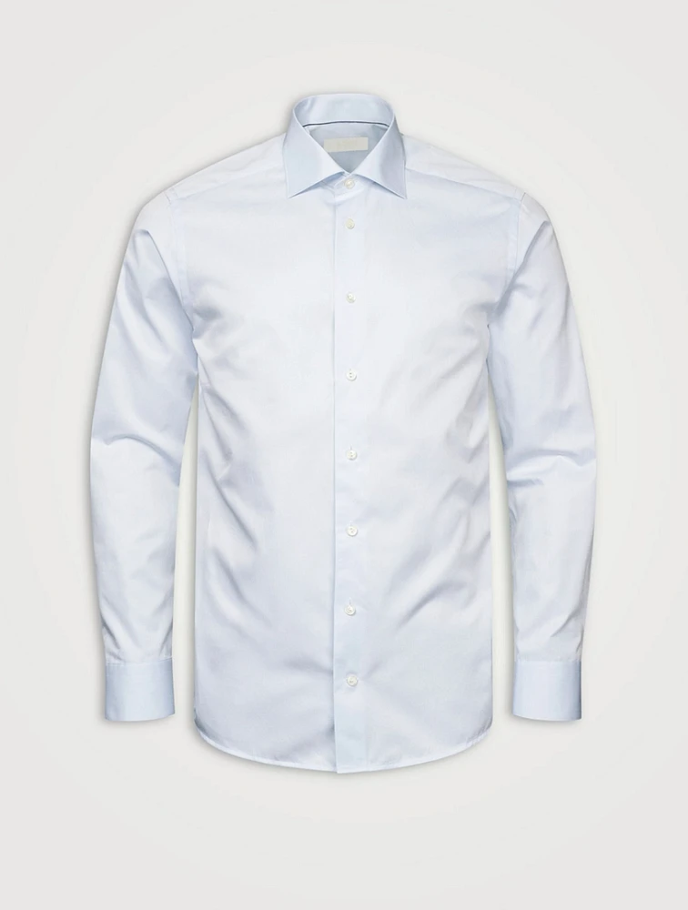 Slim Fit Elevated Twill Shirt