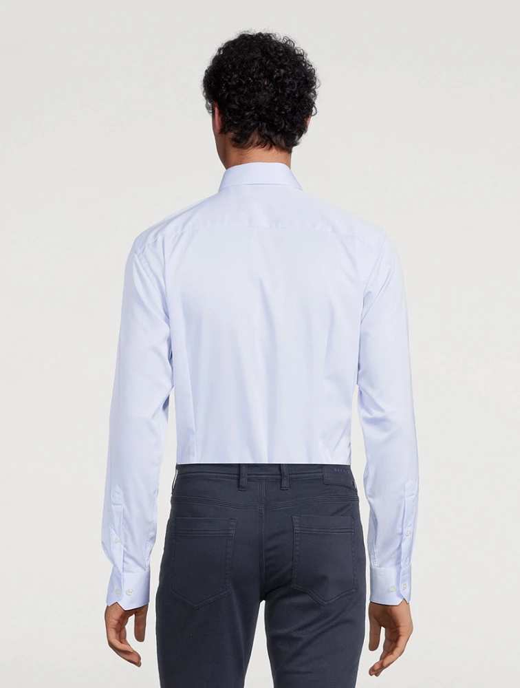 Slim Fit Elevated Twill Shirt