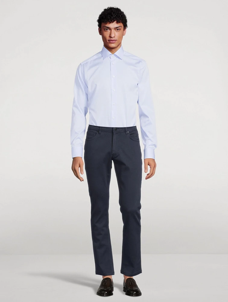 Slim Fit Elevated Twill Shirt