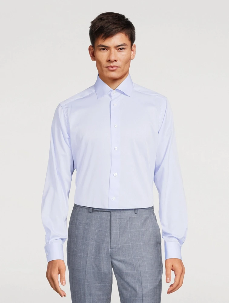 Contemporary Fit Twill Elevated Shirt