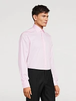 Contemporary Fit Solid Elevated Twill Shirt