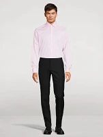 Contemporary Fit Solid Elevated Twill Shirt